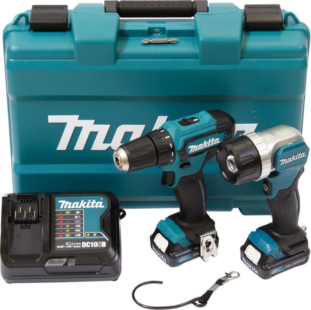 Makita Accuboormachine en schroefmachine DF333DSAL1, 12 volt