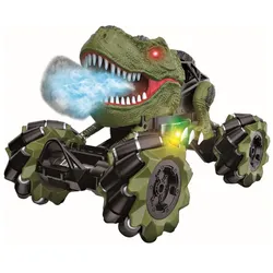 Lexibook CROSSLANDER Tirex - Ferngesteuertes Dino-Fahrzeug, wiederaufladbar, Licht und Soundeffekten, Drifts