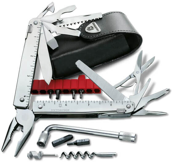 Victorinox Swiss Tool X Plus with Leather Pouch