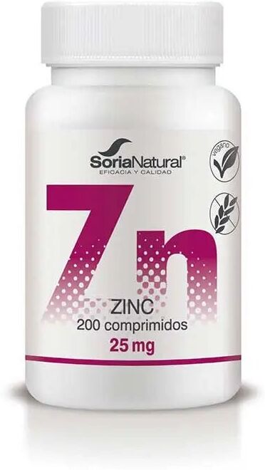 SORIA NATURAL Complemento Alimenticio Zinc 350Mg Liberacion Sostenida