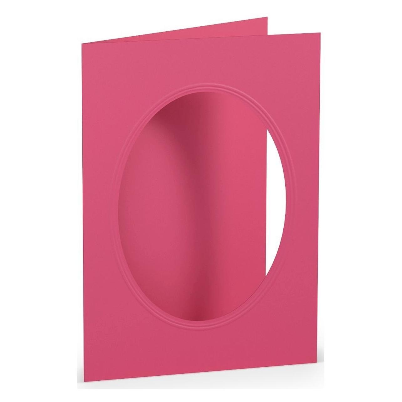 Rössler Passepartoutkarte B6 5ST pink (5 Stk.) (220732554)
