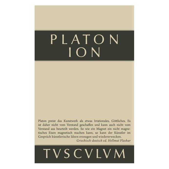 De Gruyter Ion (Deutsch, Griechisch, Hardcover, Hellmut Flashar, Platon) (38968417)