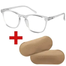I Need You Lesebrille »Frozen« +3,50 dpt inkl. Brillenetui CARRY Gr. L kristall, 4 cm