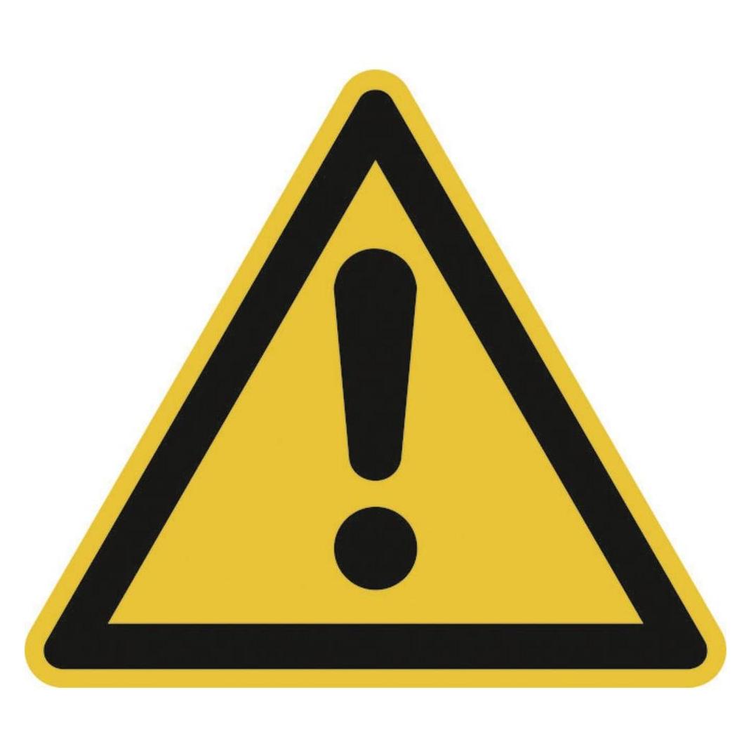 BRW Warnschild Gefahrenstelle - 10 cm (538010.1100)