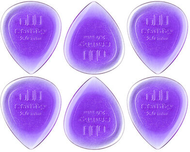 Dunlop Stubby Jazz Pick 2.0 mm Lila