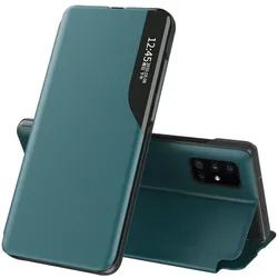 König Design Hülle Handy Schutz für Samsung Galaxy A32 5G Case Cover Tasche Etui Bumper Grün (Samsung Galaxy A32 5G), Smartphone Hülle, Grün