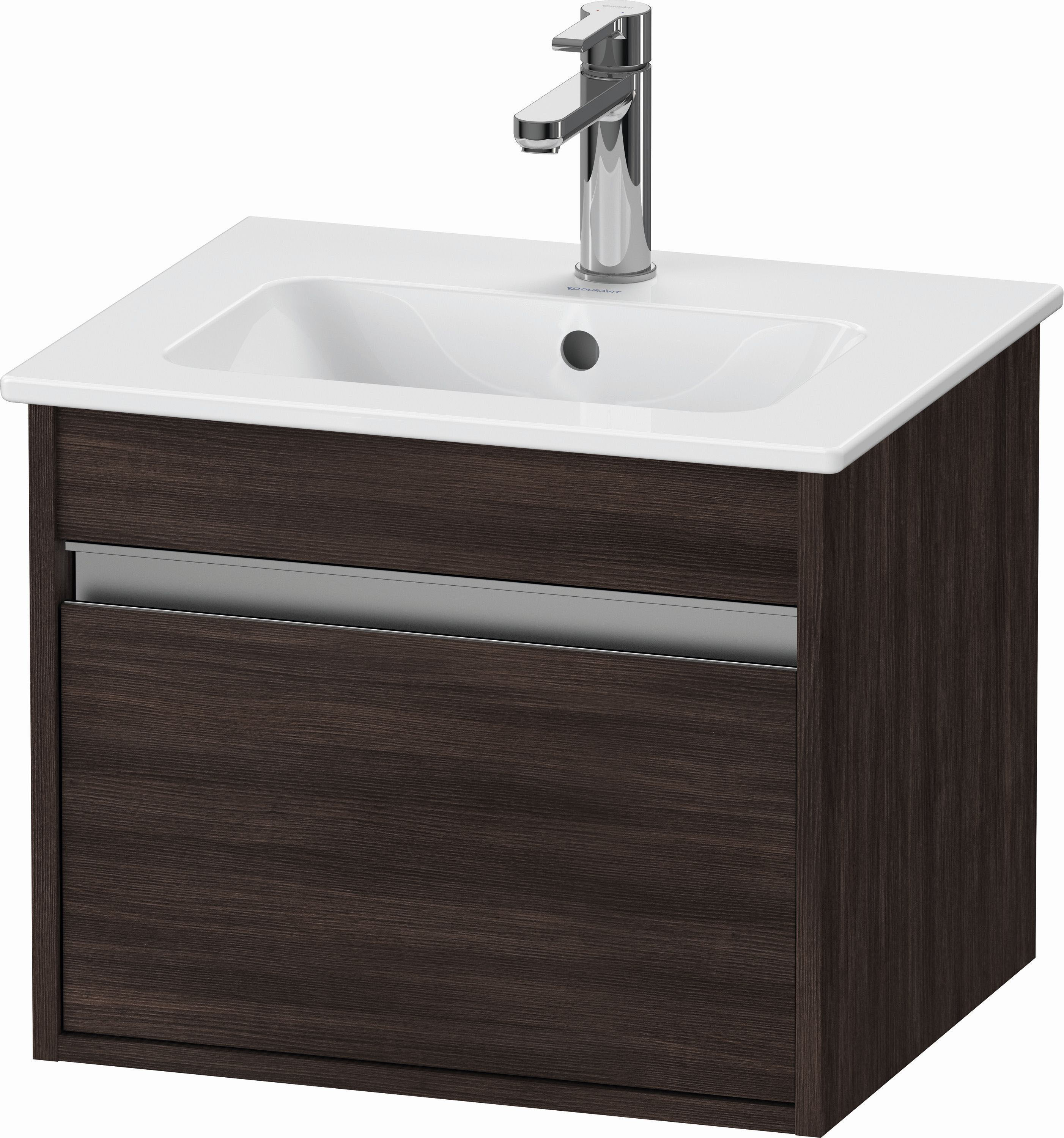 Ketho Duravit vasque KT640405353 50x41,2x41cm, 2000 , suspendu, marron foncé