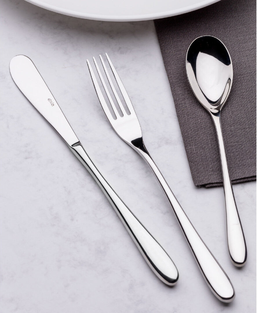 Elia Liana 44 Piece 18/10 Stainless Steel Cutlery Set, Service for 6 Silver 44