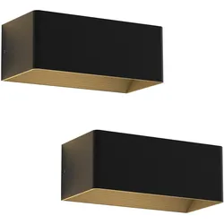 LED WANDLEUCHTE Herz 2er-Set Wandlampe