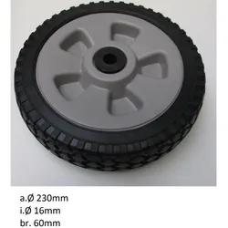 Unicraft Rad PG-E 60,80, 90 SEA Ø230/60x16