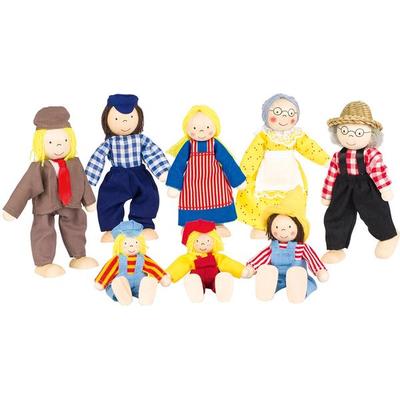goki Biegepuppen Bauernfamilie II