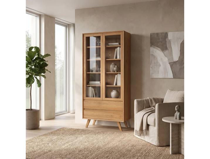 Holzvitrine Quatro 120 cm Danzz