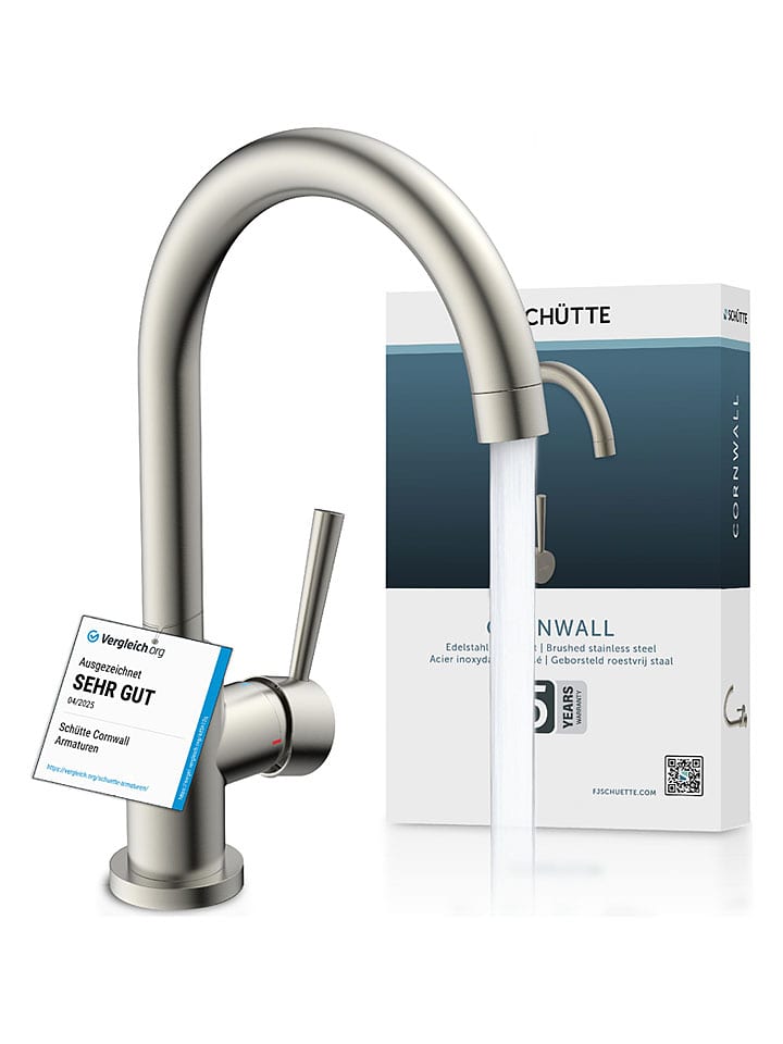 Schütte Spültischarmatur ''Cornwall'' in Silber - onesize