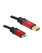 Delock Premium USB-Kabel USB Typ A M bis Micro-USB Type B M 3.0 3 m Schwarz (82762)