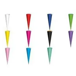 Roth, Schultüte, Schultüten-Rohling ohne Verschluss, 700 mm, schwarz rund, mit stabiler ROTH-Spitze (70 cm)