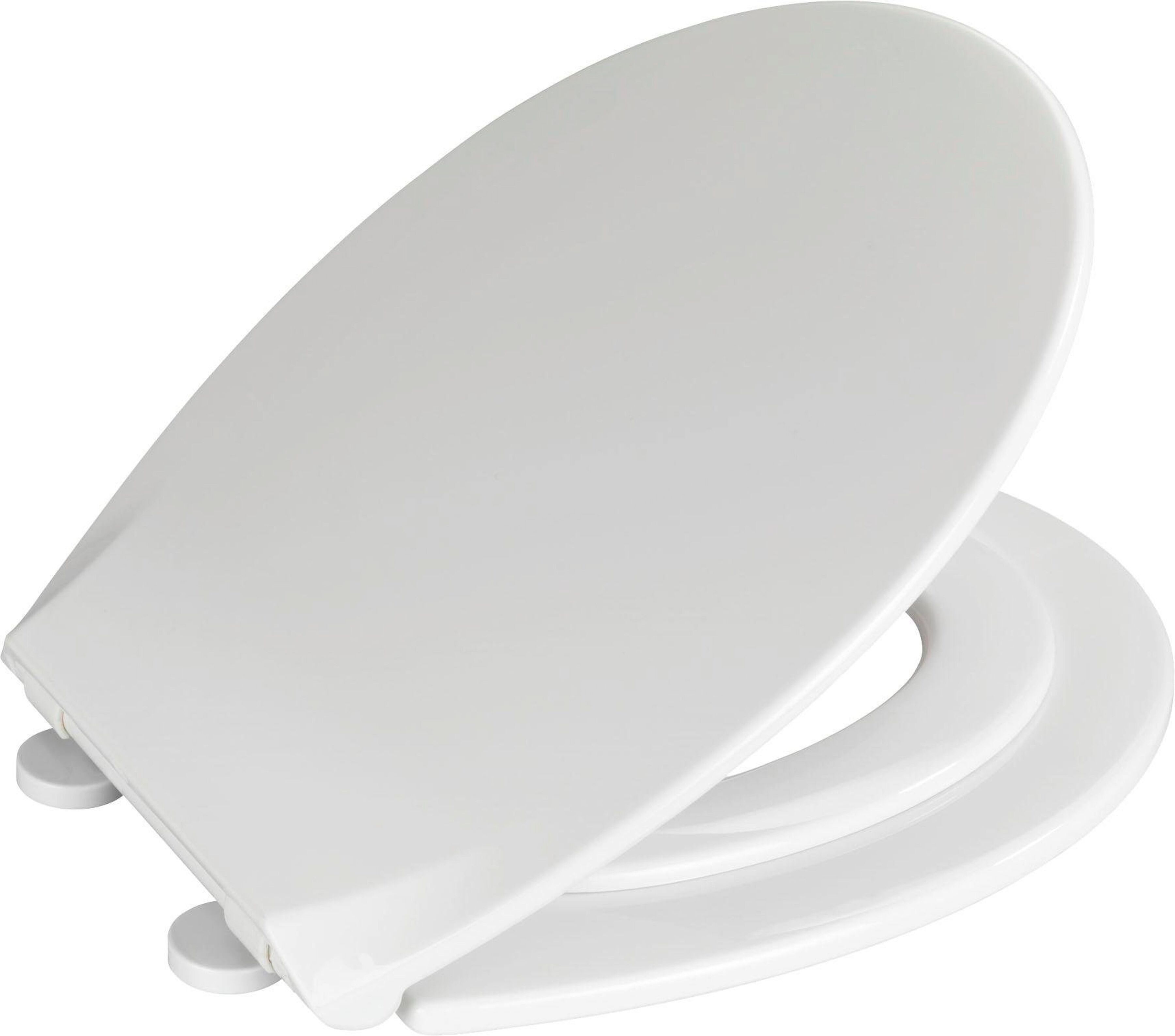 Kinder-WC-Sitz WENKO "Syros Family", weiss (weiß), B:37,5cm L:44cm, Kunststoff, Thermoplast, WC-Sitze, Kinder-WC-Sitz weiß Einheitsgröße