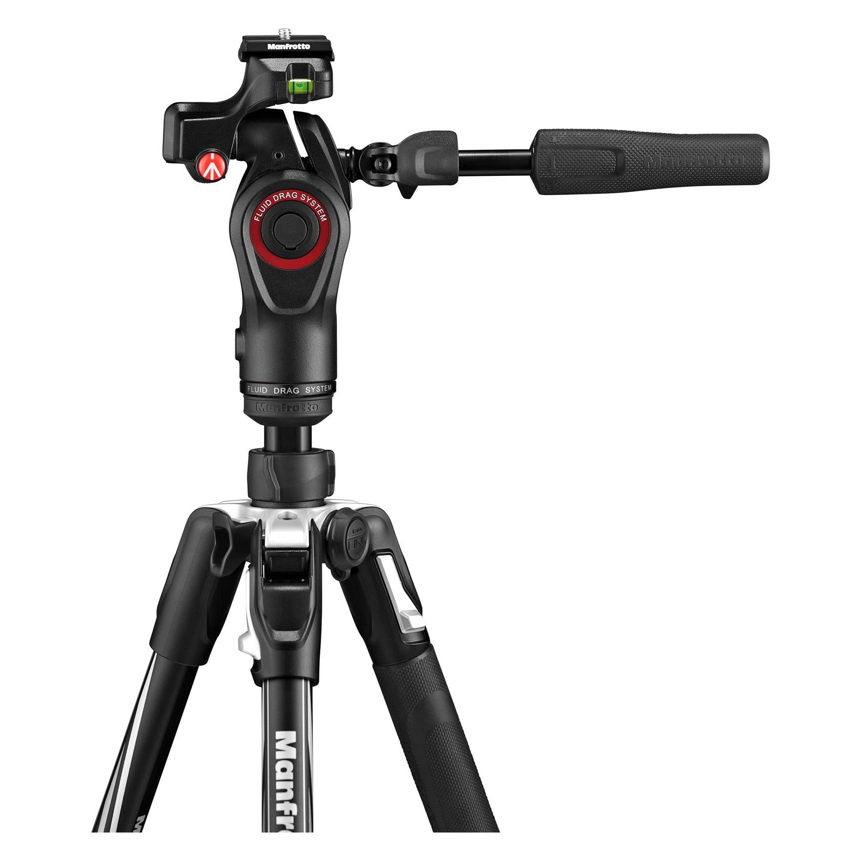 Manfrotto Kit Befree 3-Way Live Advanced (Metall) (MKBFRLA4BK-3W)