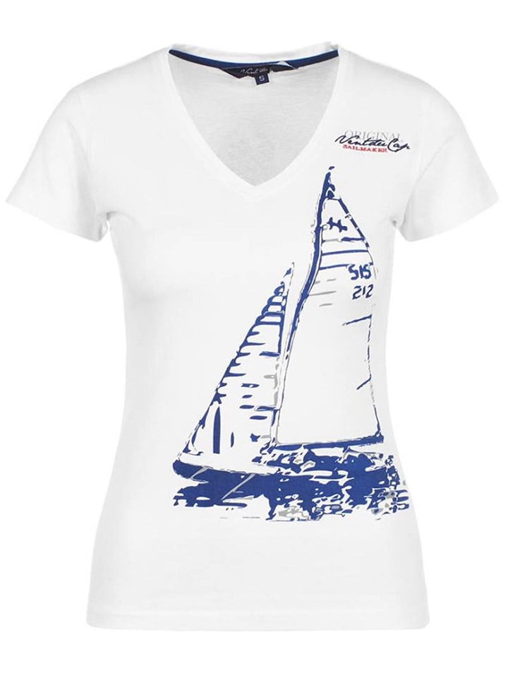 Vent du Cap Shirt "Adrio" in Weiß - M