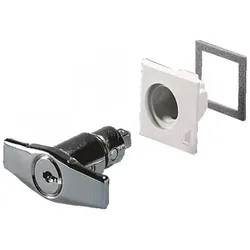 Rittal Sicherheitsschloss, Serverschrank Zubehör, Weiss, Silber