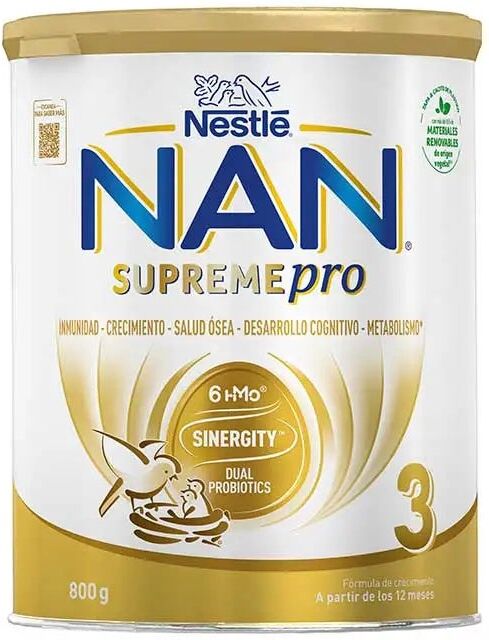 Nan Supreme 3 Leche Para Lactantes 800 Gr