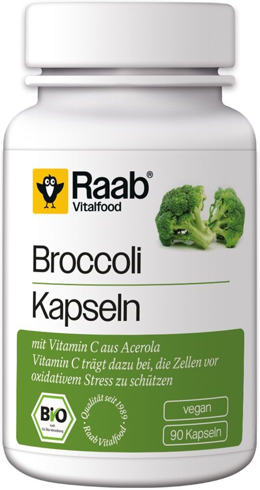 Raab Vitalfood Broccoli Kapseln Bio 90 St