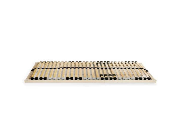 Sommier à lattes - 1 place - avec 28 lattes 7 zones 90x200 cm @35893