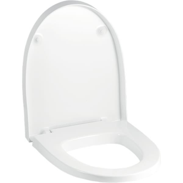 Geberit WC-Sitz Flow 575950, mit Absenkautomatik, 575950000, weiss 575950000