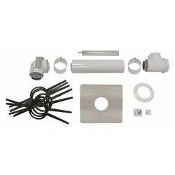 Vaillant Basis-Anschluss-Set für konz. Abgasleitung PP 80/125mm im Schacht