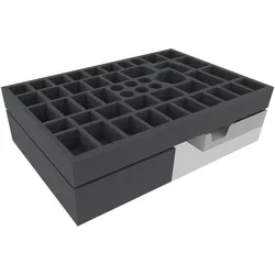 Feldherr ORG054 - Schaumstoff-Set + Organizer für Warhammer Quest: Die verfluchte Stadt - Brettspielbox (Kunststoff, Schaumstoff)