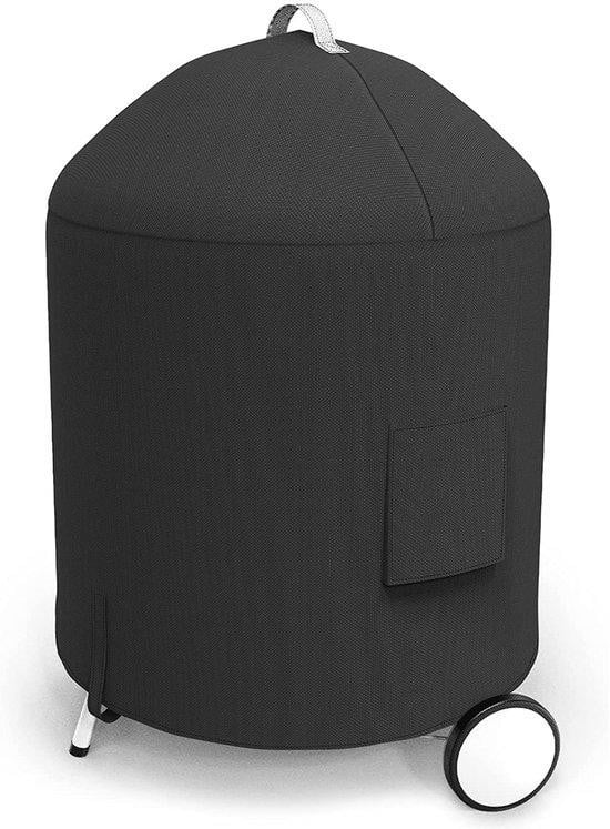 SUNLIFER grillhoes voor Weber 57 cm premium houtskoolbarbecues, zwart, waterdicht en UV-bestendig