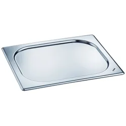 B.PRO Gastronorm Deckel ohne Griffmulde Edelstahl-GN 1/2 (325 x 265 mm)