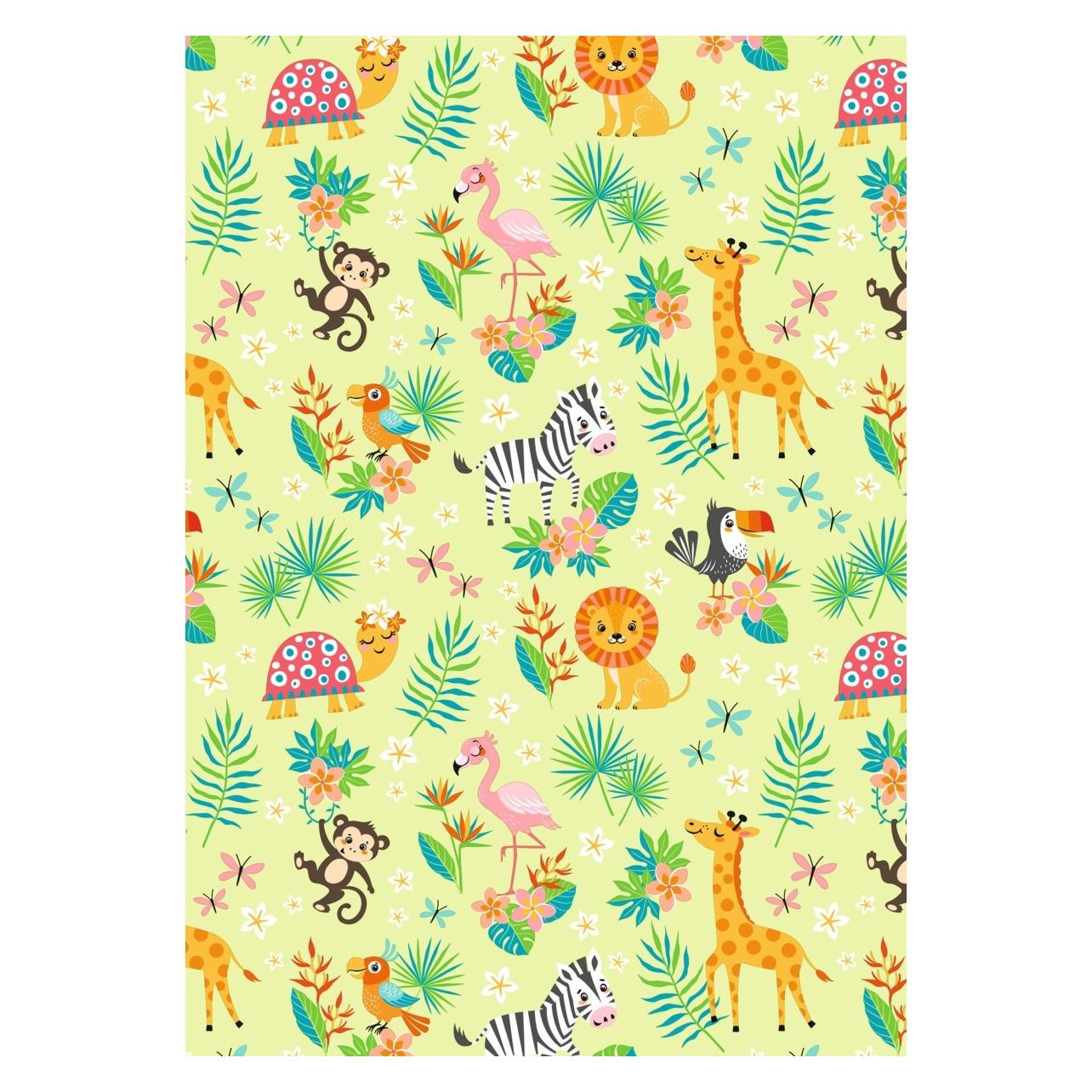 Idena Geschenkpapier Safari 70cmx2m (1x) (69094628)