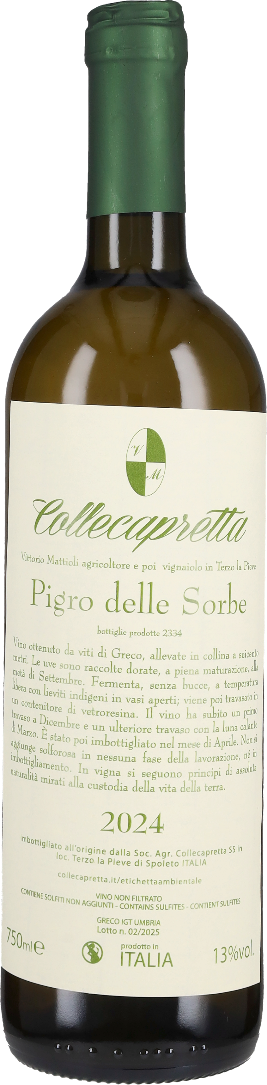 Greco 'Pigro delle Sorbe' Collecapretta 2024