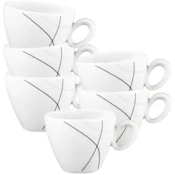 Seltmann, Tasse, Trio Highline Espressotassen (110 ml, 6x)