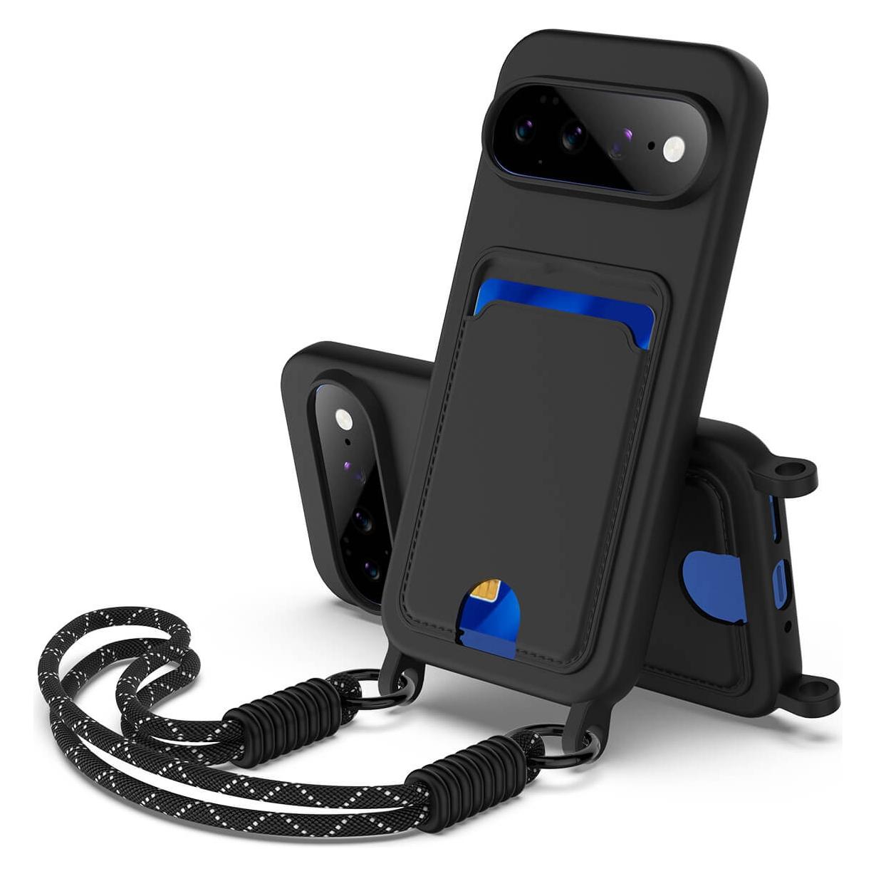 Cover-Discount Google Pixel 11 - Silikon Hülle mit Kartenhalter & Umhängeband (Google Pixel 11) (75044910)