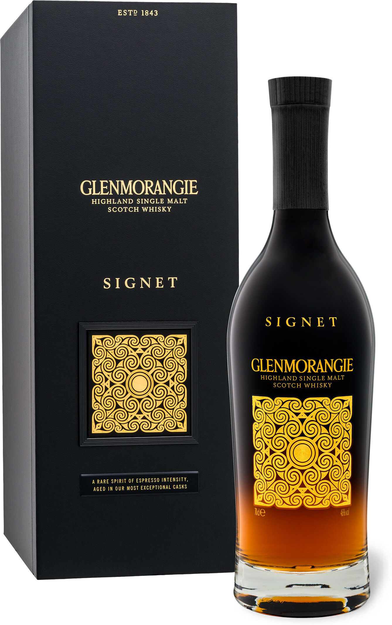 GLENMORANGIE Signet Highland Single Malt Scotch Whisky mit Geschenkbox 46% Vol