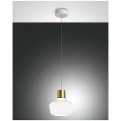 Fabas Luce 3767-40-102 Kino Pendelleuchten 12W Weiss