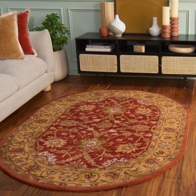 SAFAVIEH Handmade Antiquity Rosina Traditional Oriental Wool Rug