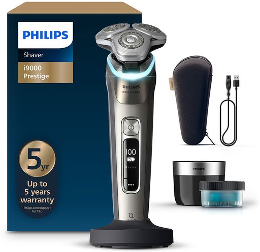 Philips i9000 XP9208/30 Wet & Dry Rotary Shaver – Dark Slate, New