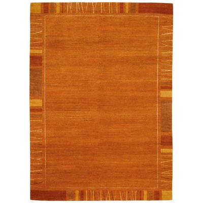 Wollteppich OCI DIE TEPPICHMARKE "Sensation Rekhi" Gr. 33, rosa (kupfer), B:200cm H:6mm L:250cm, Seide, Wolle, Teppiche, handgeknüpft, Nepal, reine Wolle, Wohnzimmer