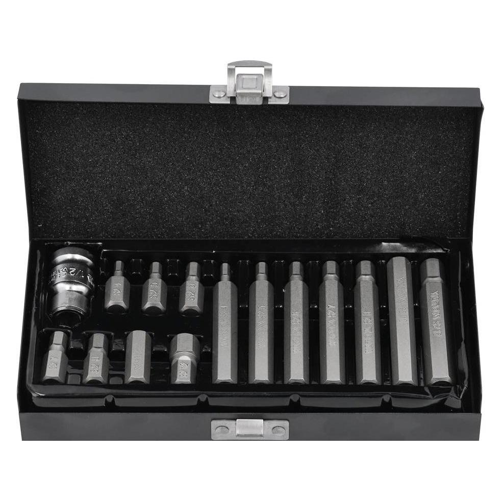 Yato Hex H4-H12 screwdriver bits 15 pcs. (YT-0413) (Sechskant (hexagonal)) (YT-0413)