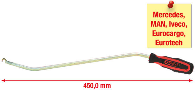 Levier pour ressorts des freins, 450mm KS Tools (450.0310)