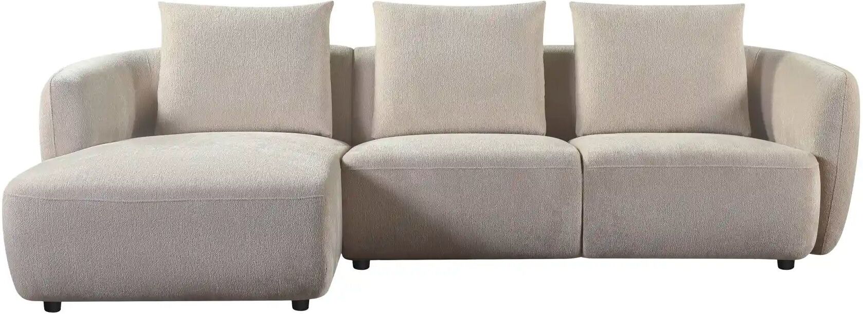 Höffner Ecksofa  Vaike ¦ beige ¦ Maße (cm): B: 259 H: 83 T: 162.0