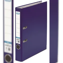 Elba 100025932 Ordner smart Pro PP/Papier, mit auswechselbarem Rückenschild, Rückenbreite 5 cm, dunkelblau