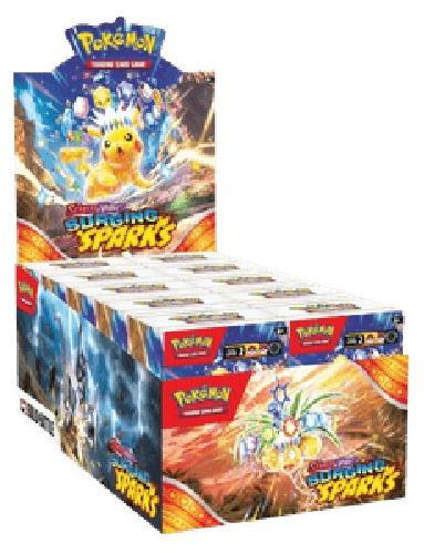 Pokemon Surging Sparks Bouw- en Strijdset Display van The Pokemon Company