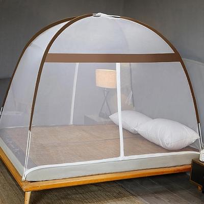 einfarbig einfachheit kühl und bequem mückenschutz moskitonetz bequem schlafzimmer moskitonetz faltbar verhindern fallen