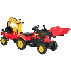 KINDER RUTSCHAUTO, Rot, Stahl+ Kunststoff