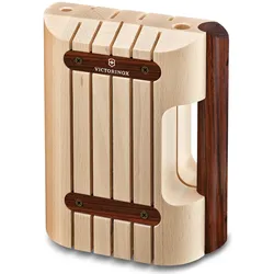 Victorinox Wood, Messerblock, leer, Messerblock, Braun