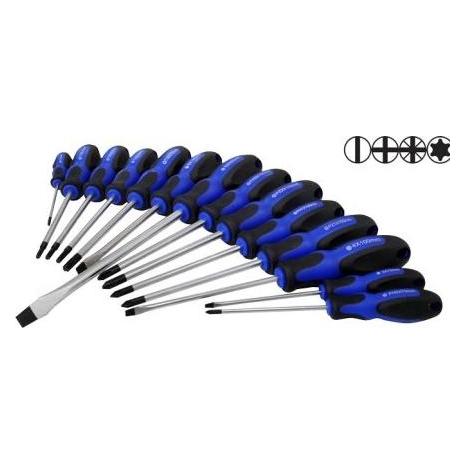 Bato skruetraekkersaet 14 dele basic PZ/PH/KV/TX (TX) (30614)