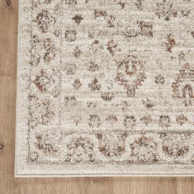 Abani Rugs Beau Collection BEA130A Traditional Medallion Cream Area Rug